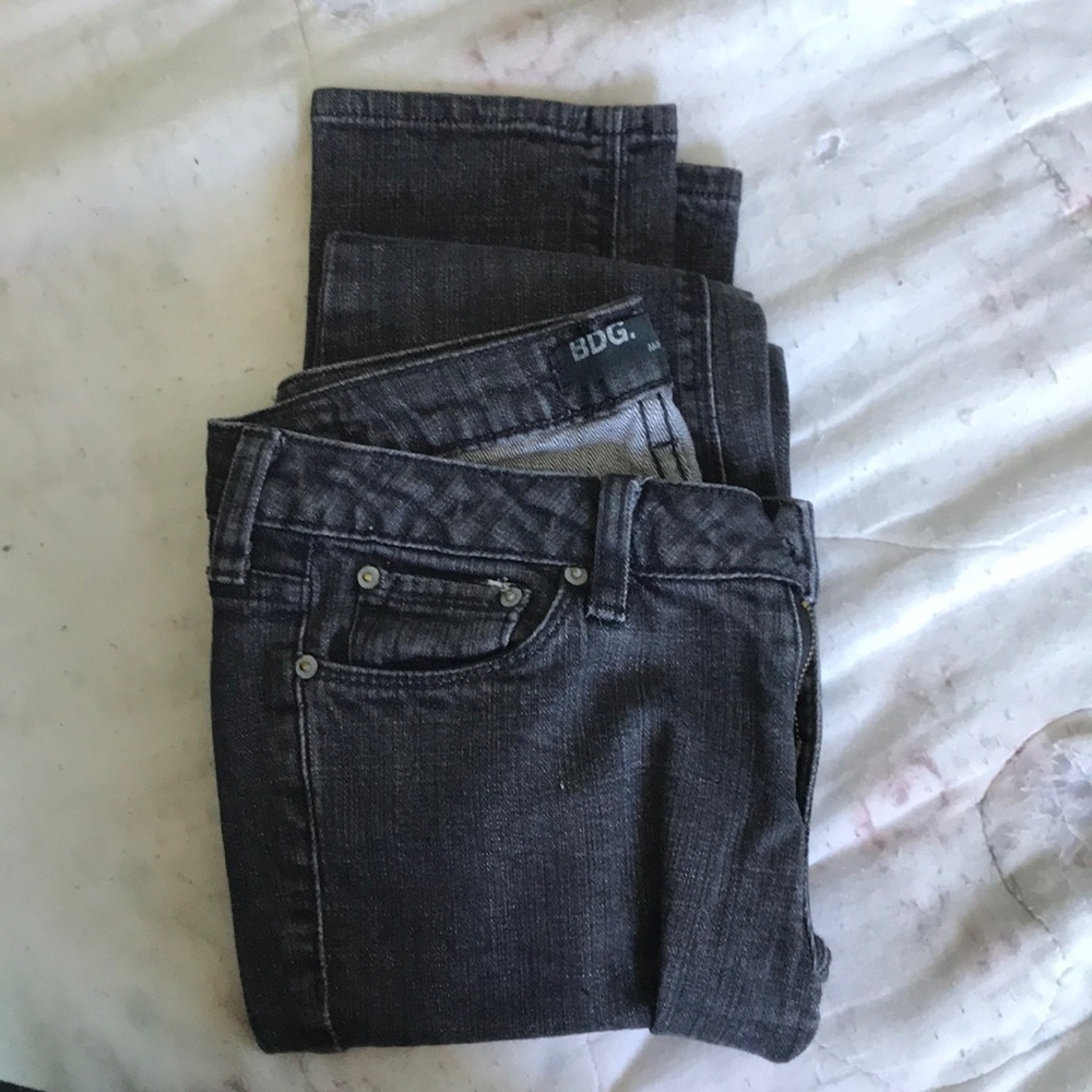 BDG Black ankle skinny jeans